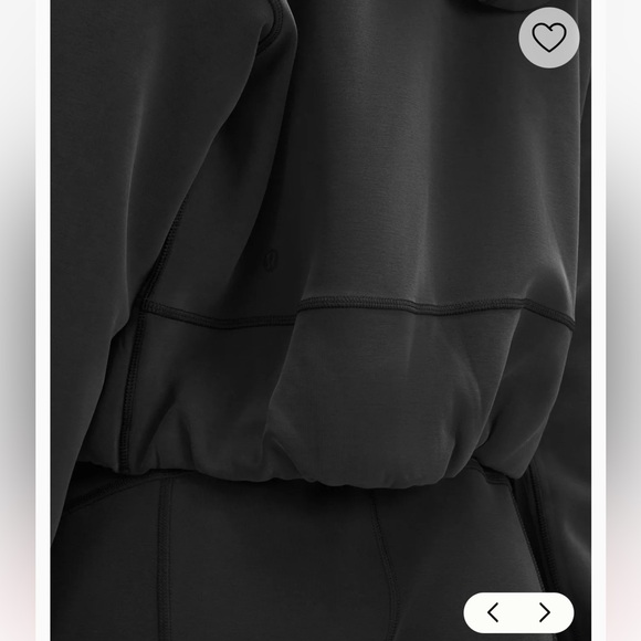 NWT!🍋🍋Lululemon Softstreme Full-Zip Hoodie🍋🍋. Size 8. Color Black. - Picture 6 of 13